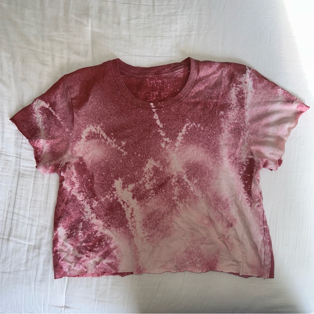 Stylish Tie-Dye Women's Crop Top